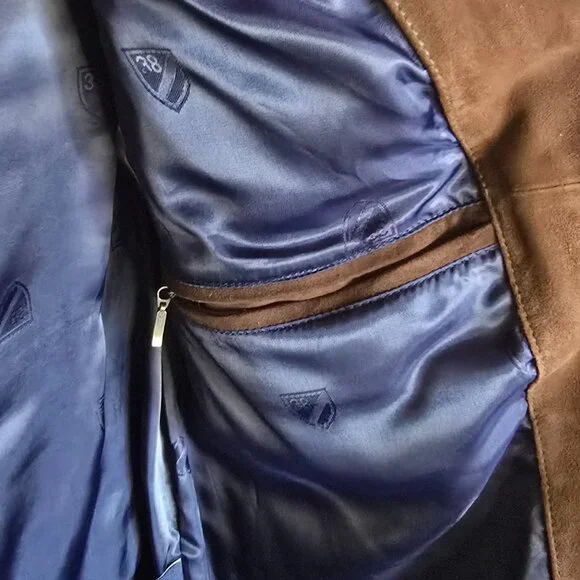 (NWOT) CREMIEUX (M) Brown Suede Vest - Picture 6 of 8